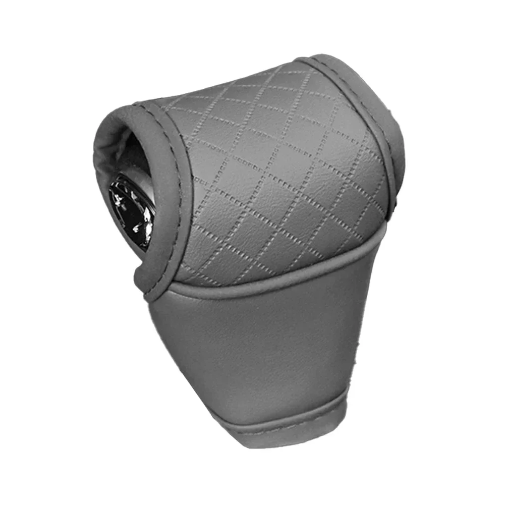 

Car Gear Shift Cover PU Leather Shift Lever Cover Universal Gear Shift Collars Replacement Parts Gearbox Shifter Knob Protector