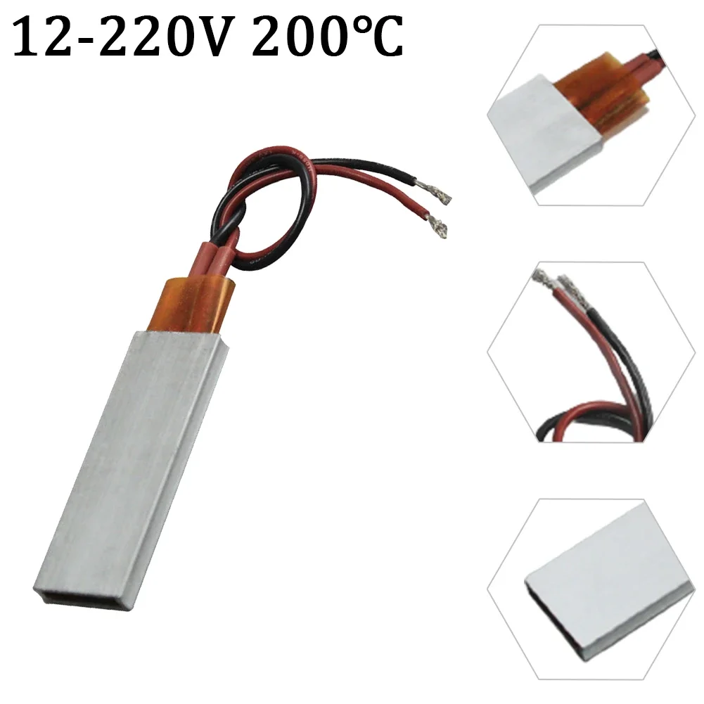 1pcs Ceramic Electric Heater Heating Plate 12V/24V/220V Constant Temperature PTC Heating Element Thermostat Heater Plate