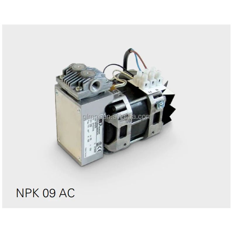 KNF スイングピストン真空ポンプおよびコンプレッサー NPK 09 AC NPK 09 DC