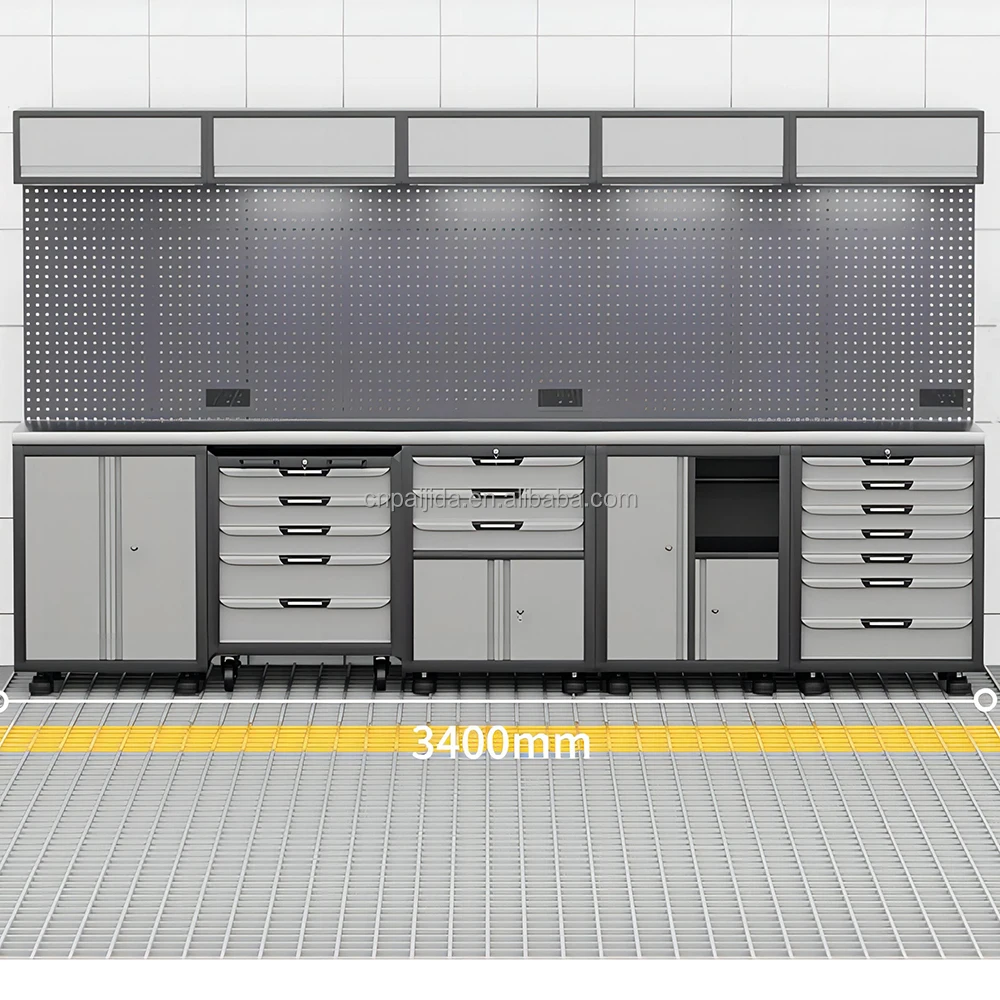 

Professional Steel Tool Cabinet Workbench Combination Professional Workshop Tool Cabinet Storage SystemATV&UTV