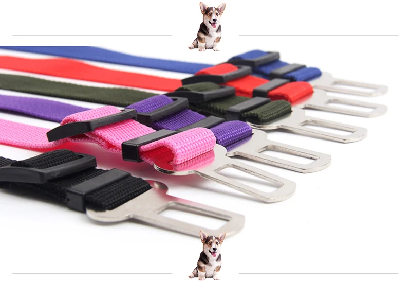 Verstellbarer Sicherheitsgurt für Haustiere (Katze/Hund) im Auto, Fahrzeug-Hundegurt mit Clip, Sicherheitsleine, Hundehalsband, Hundezubehör – Detail 11