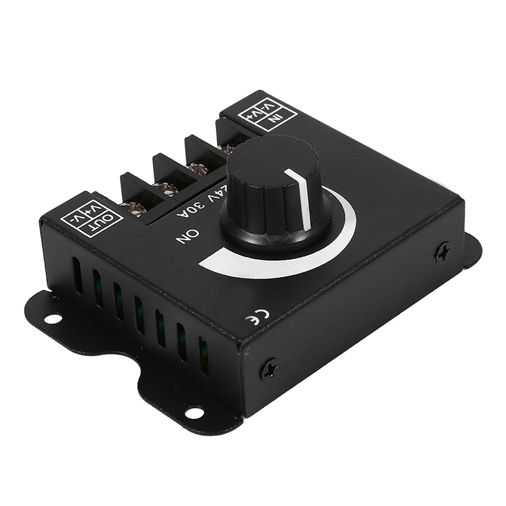 For PWM LED Dimmer Switch DC 12V 24V with Knob Adjustable Light Brightness and Auto Memory Function for Lighting Control