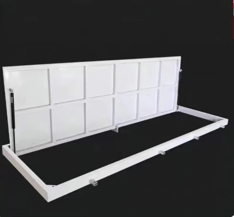 

High-quality steel and aluminum electric lift hidden floor/wall door systems for basements and cellars