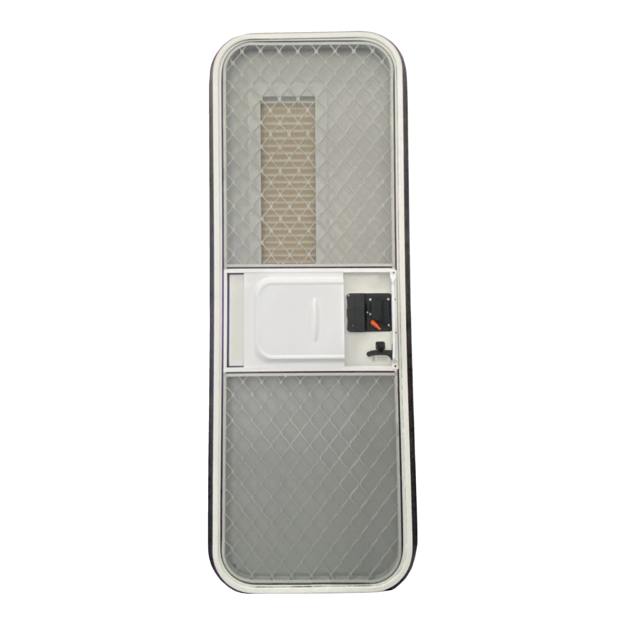 2025 حجم مخصص سبائك الألومنيوم مقطورة متنقل قافلة RV الباب مع الشاشة وقفل مجمع #2