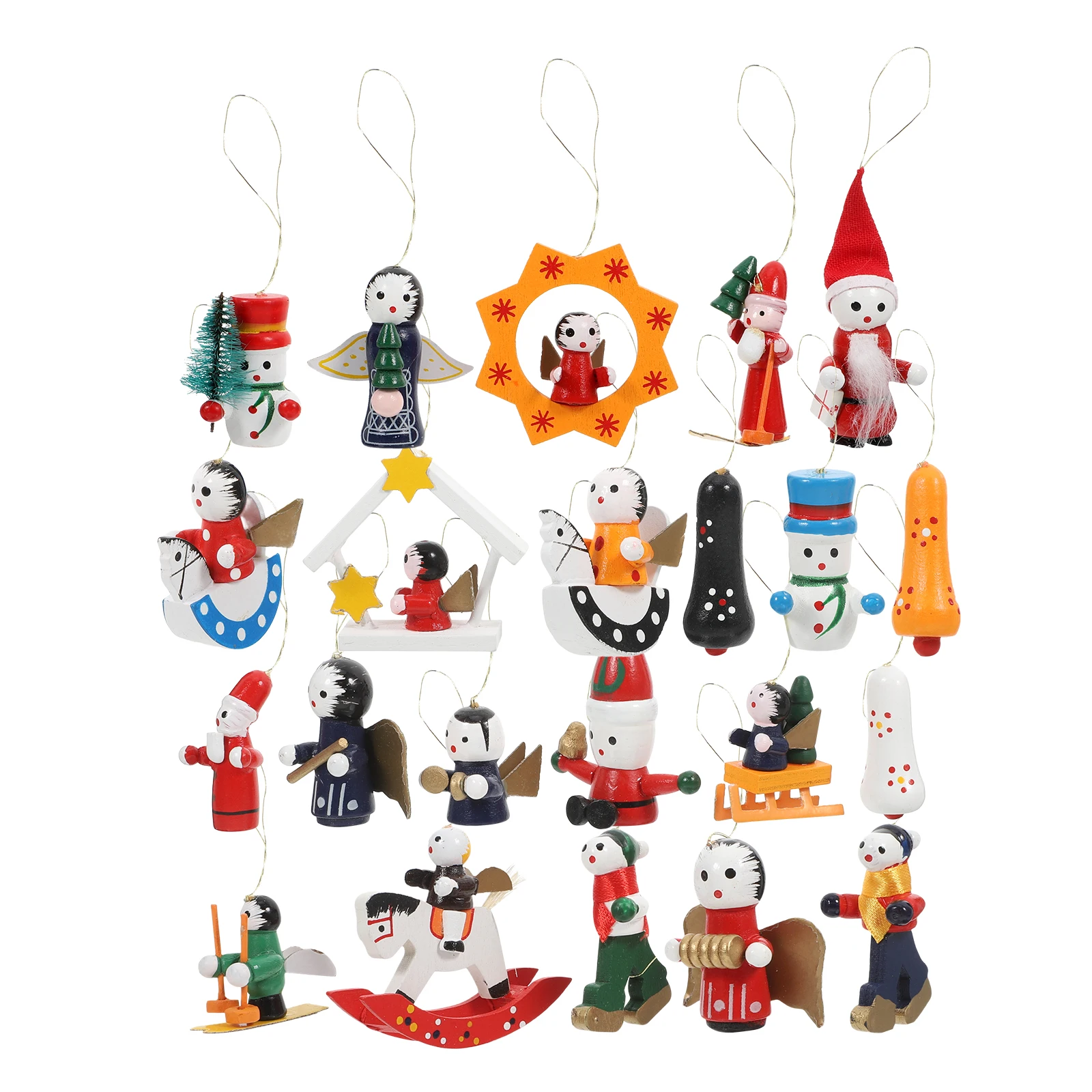 

Wooden Ornaments Christmas Decorations Christmas Wooden Ornaments Vintage Nordic Hanging Tree Pendants Home Office Cafe Gifts