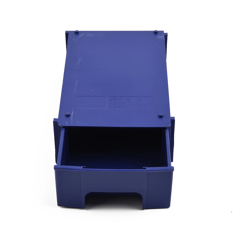 1pcs Storage Box Container Stackable Storage Boxes Toolbox Transparent 140*85*40mm Blue Component Screws 1pcs Storage