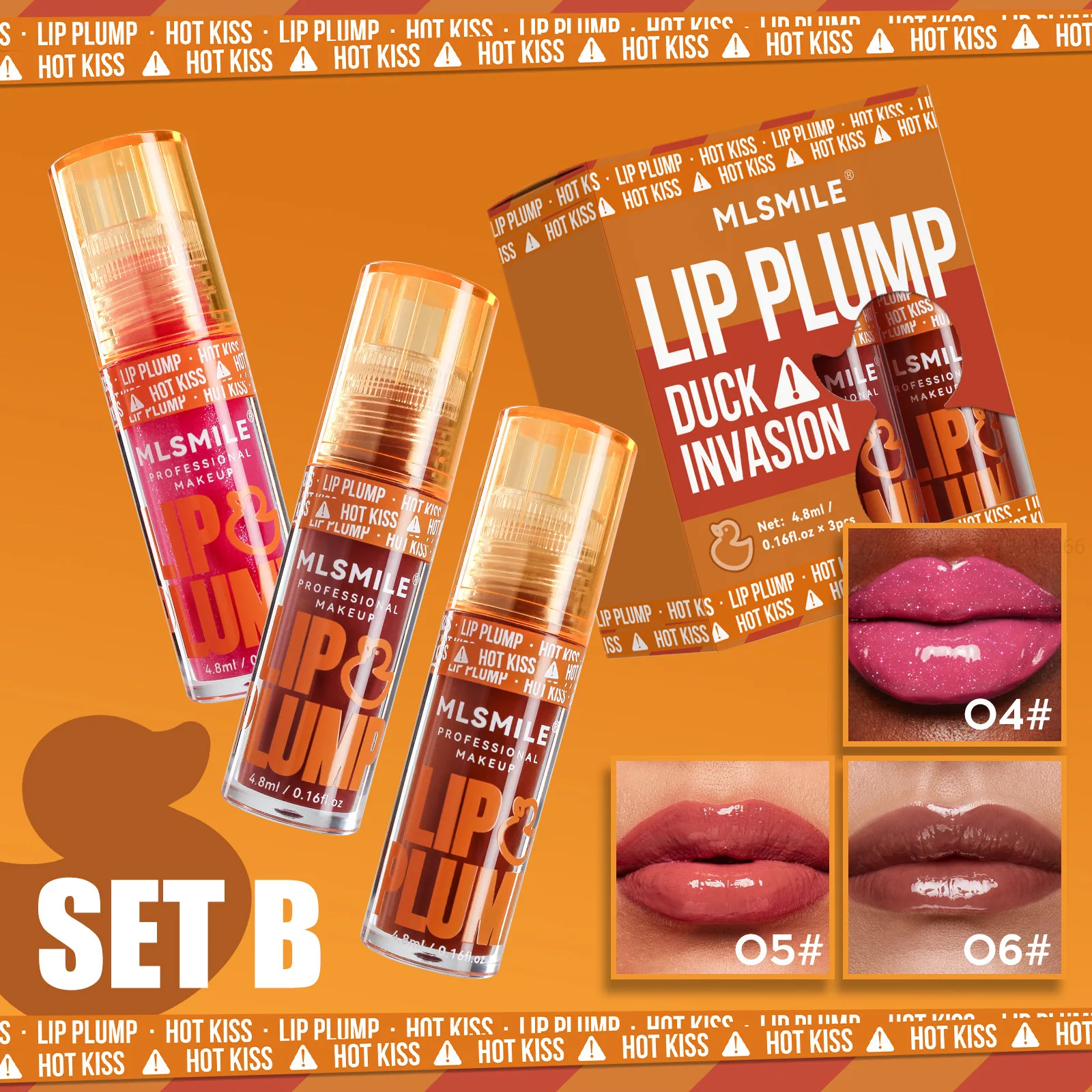 3 Stück Ente Lip gloss Kristall Gelee Lippen öl Spiegel Perl glanz feuchtigkeit spendende Lippen balsam nicht klebrig sexy plump ing transparenten Lippenstift