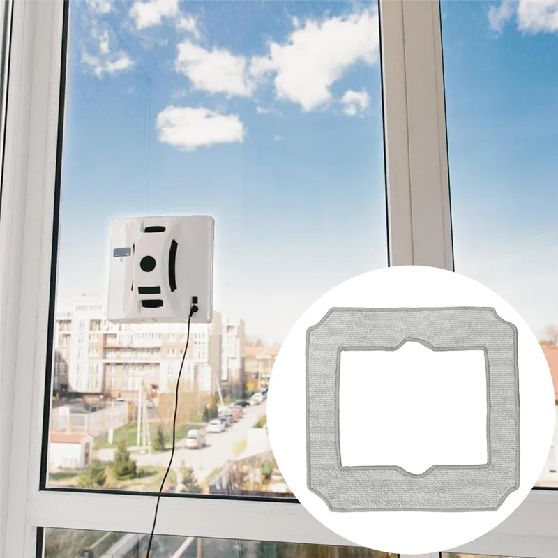 ABVI-High-Quality Microfiber Materials Replacement Window Cleaning Cloths Fit Accessories For Smudge-Free Glass