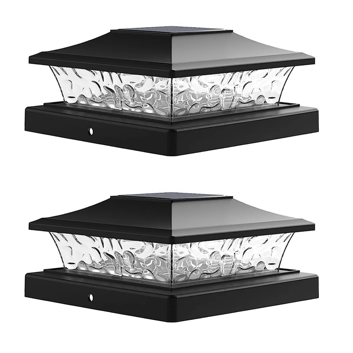 

Солнечные фонари для крышек столба, уличный светильник для палубы, забора, для 5,5x5,5, 3,5x3,5, деревянные виниловые стойки, патио, садовый декор, 2 упаковки