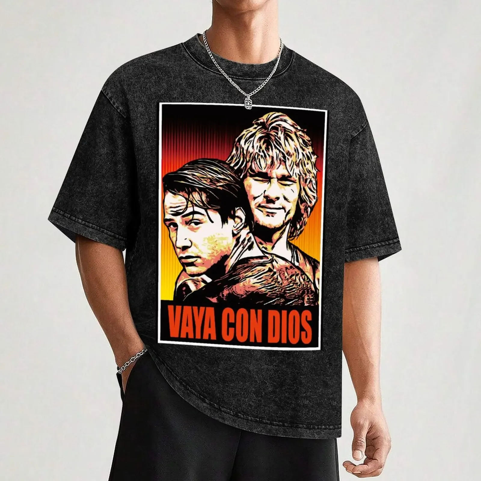 تي شيرت فايا كون ديوس، براه تي شيرت كبير الحجم مطبوع عليه حيوانات للأولاد تي شيرت رجالي جرافيك #3