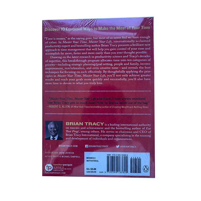 Master Your Time Master Your Life By Brian Tracy in English Paper Book