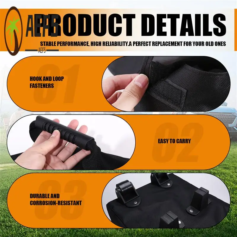 

AEF5-10 X 10 X 62Inch Canopy Bag Replacement For 10X 10 Up Canopy Tent With Roller Wheels-Canopy Carrying Bag With Handles