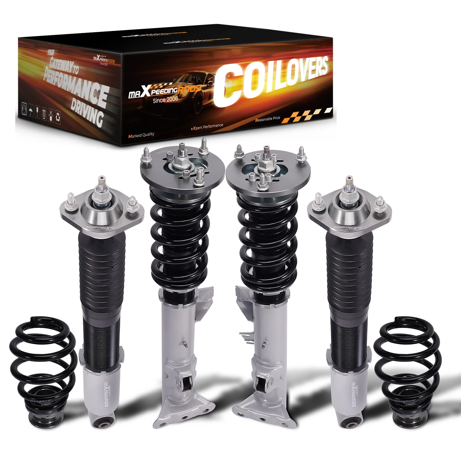Adj. Damper Coilover Suspension for BMW E36 3 Series Sedan Wagon Shock Absorber  Lowering Coilover Suspension