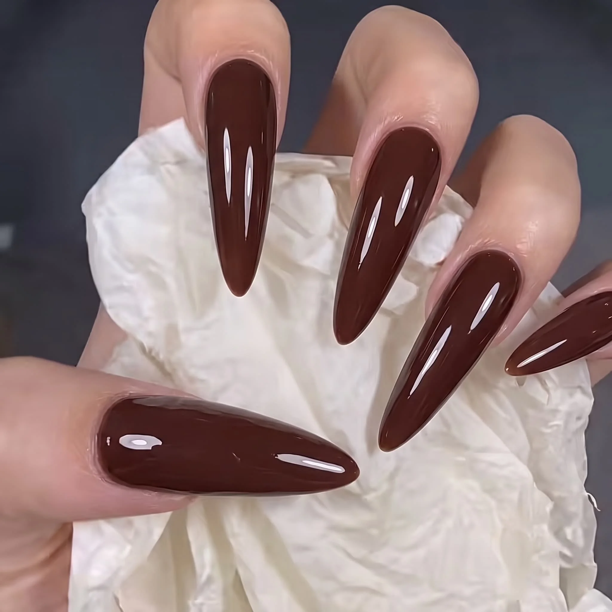 Hassleless 4-Piece Autumn and Winter Color Nail Polish Set, Salon-Quality Mirror Finish, Large Capacity for Long-Lasting Color, Suitable for Parties, Dates, Home, and Salon Nail Art
