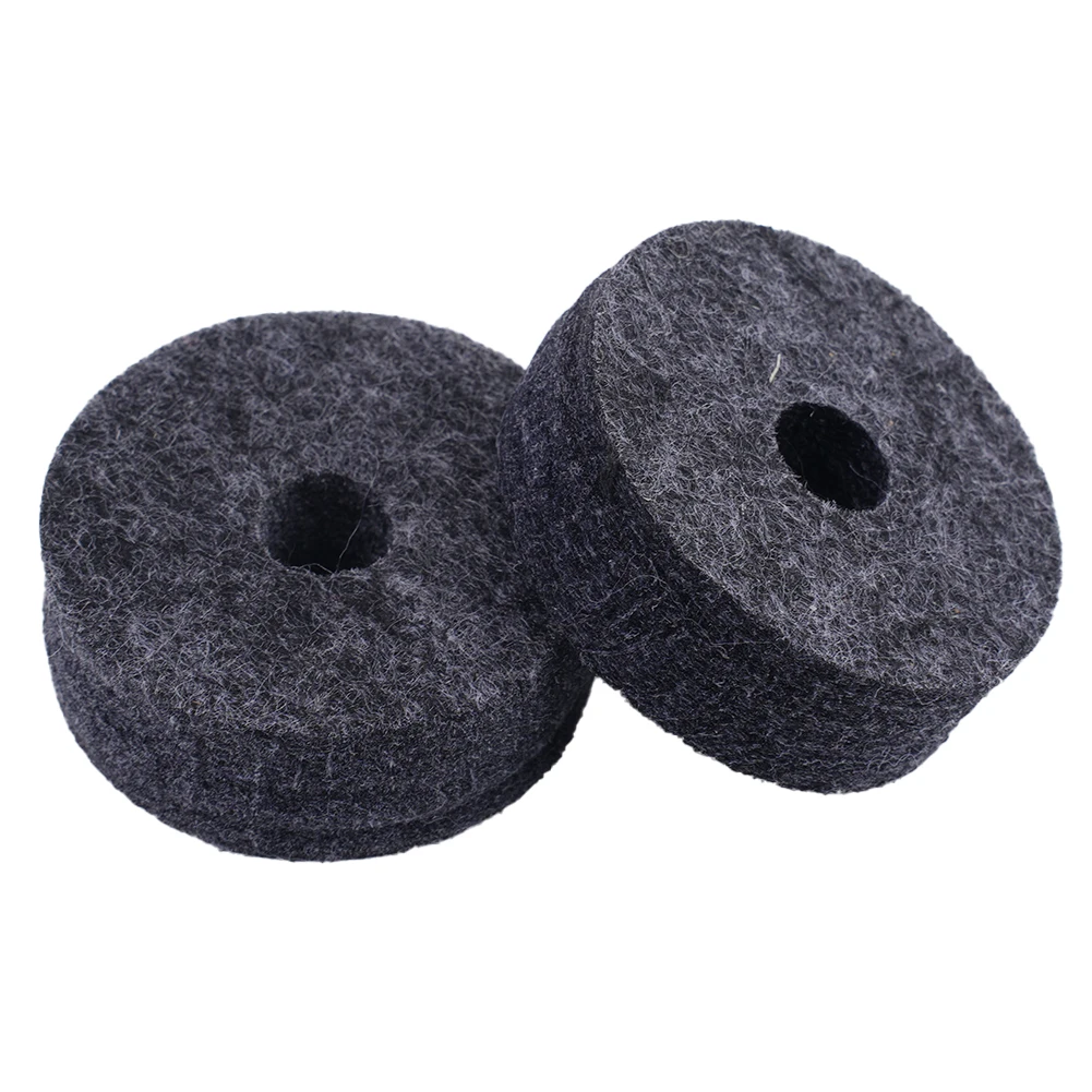 Set Cimbaal Vilt Wasmachine Ronde Vorm 20 stks Crash Bekkens Koppeling Drum Vilt Grijs/zwart KIT Onderdelen Gloednieuwe Hot Koop