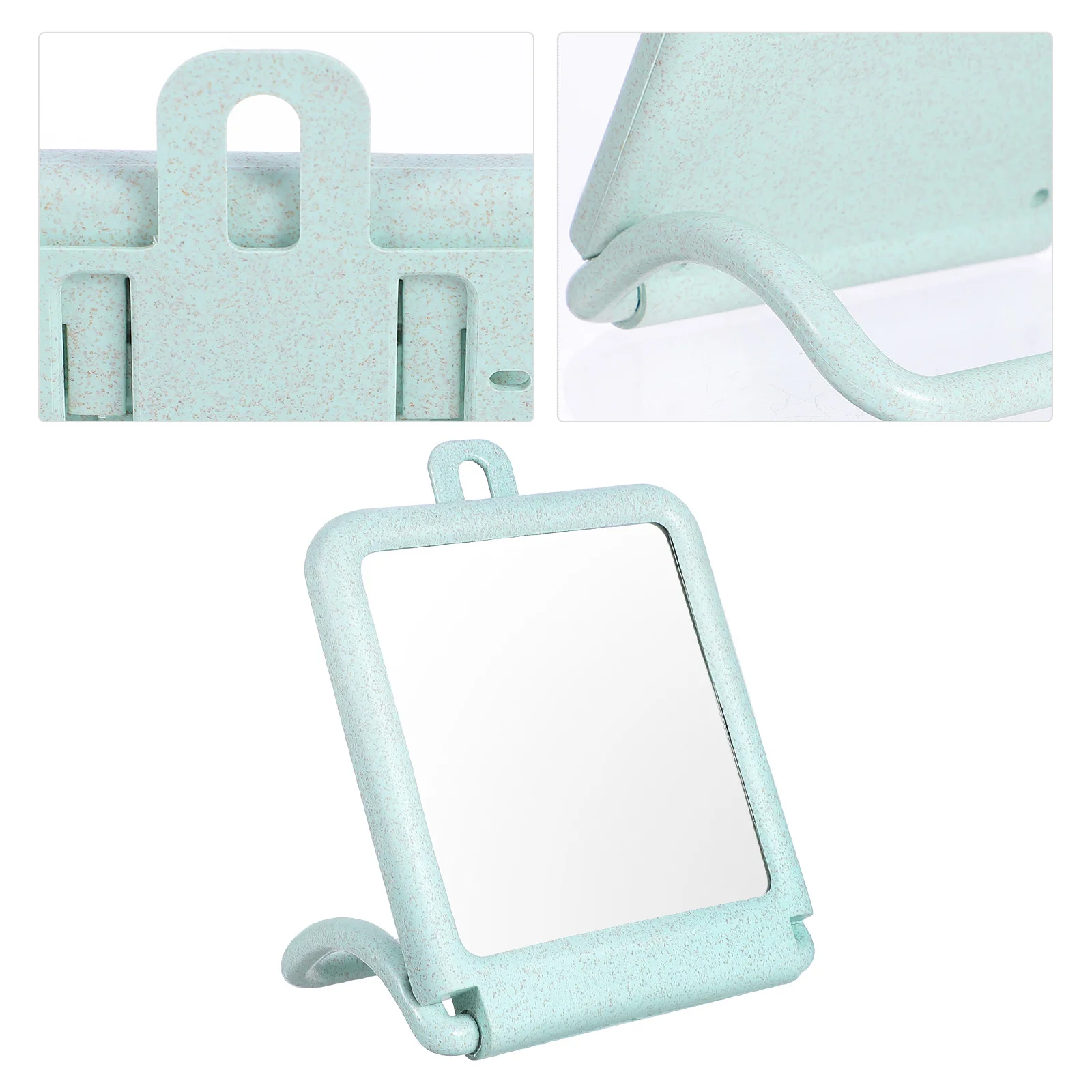 

Daily Use Mirror Bathroom Counter Makeup for Desk Dresser Handheld Compact Chic