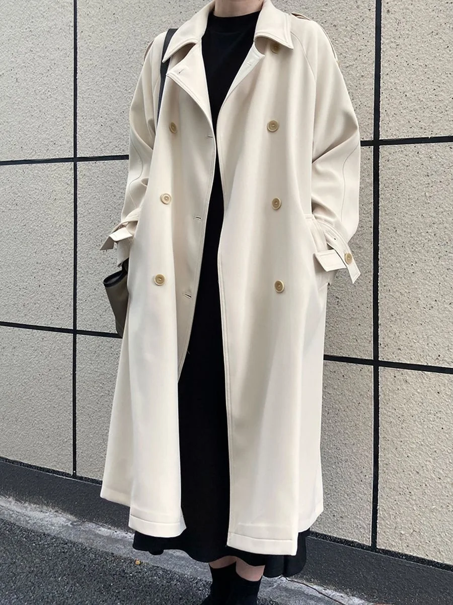 2024 this year\'s popular new British style coat for women spring and autumn mid-length French trench coat for women