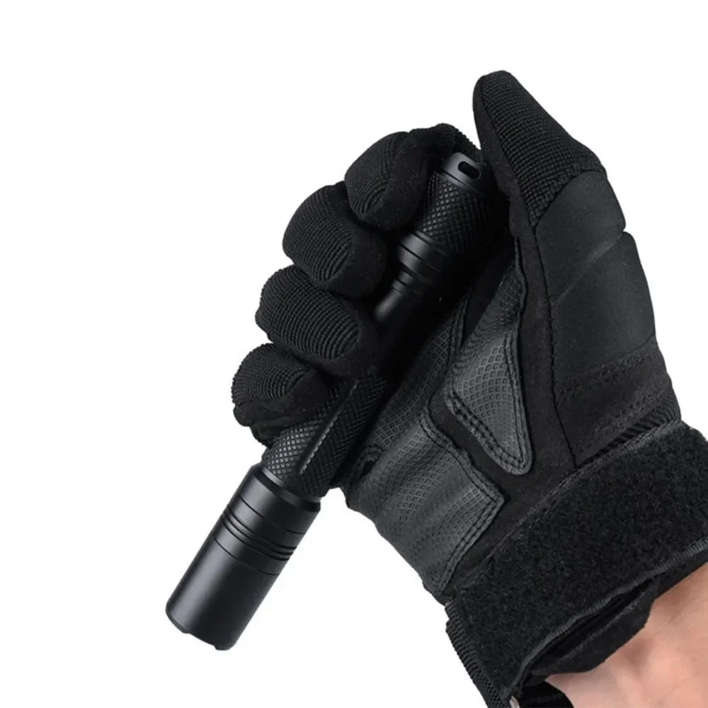 BORUiT BC25 LED torcia Mini torcia medica portatile IPX8 impermeabile uso lampada a batteria AA con funzione di memoria illuminazione da campeggio