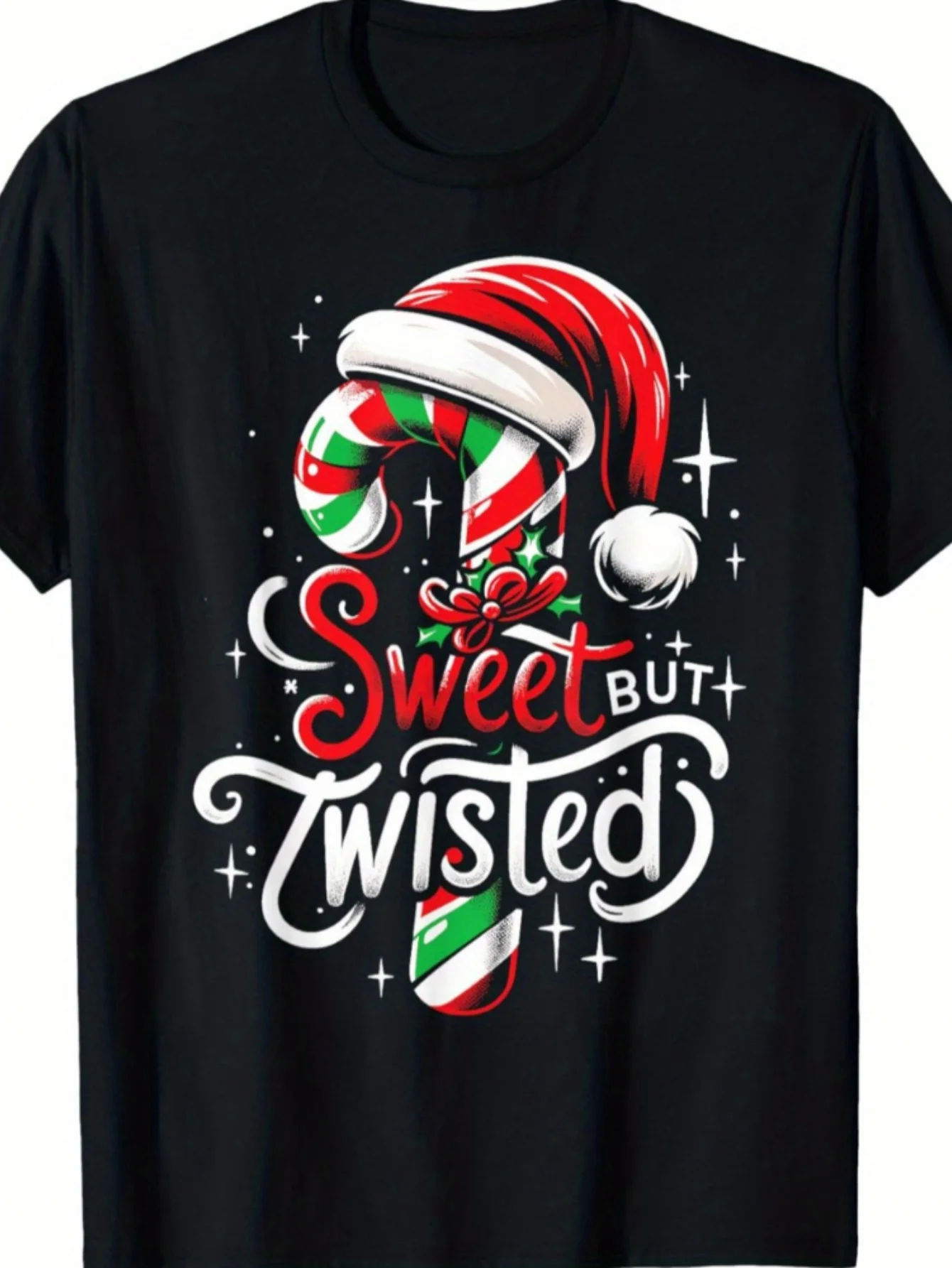 

Teacher Christmas Crayon Tree Light Matching Tee, 100% Cotton Black, S-XXXL, Gift for Educators