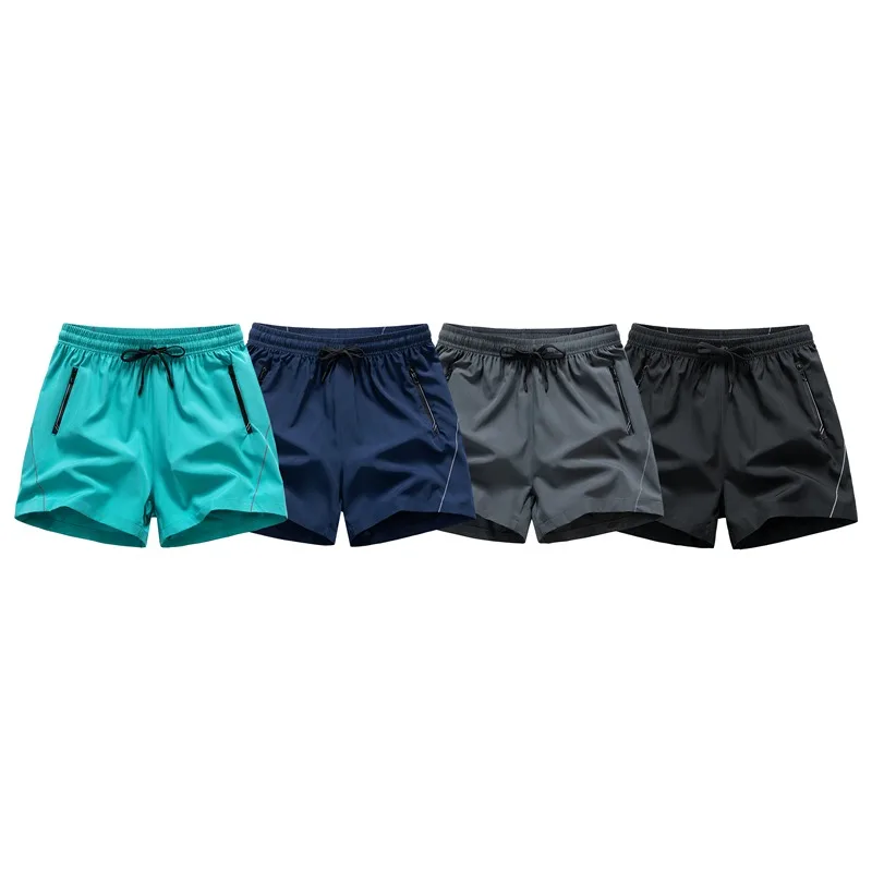 

Mens Shorts Ice Silk Fabric Cooling Running Shorts High End Elastic Waist Summer Casual Wear For Men Ocean Blue