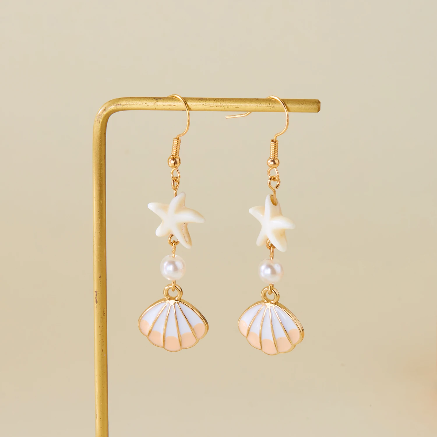 Exquisite handgemachte Muschel Seestern Anhänger Ohrringe für Frauen Böhmen bunte Muschel Quaste Ohrringe Mode Party Schmuck Geschenke – Detail 22