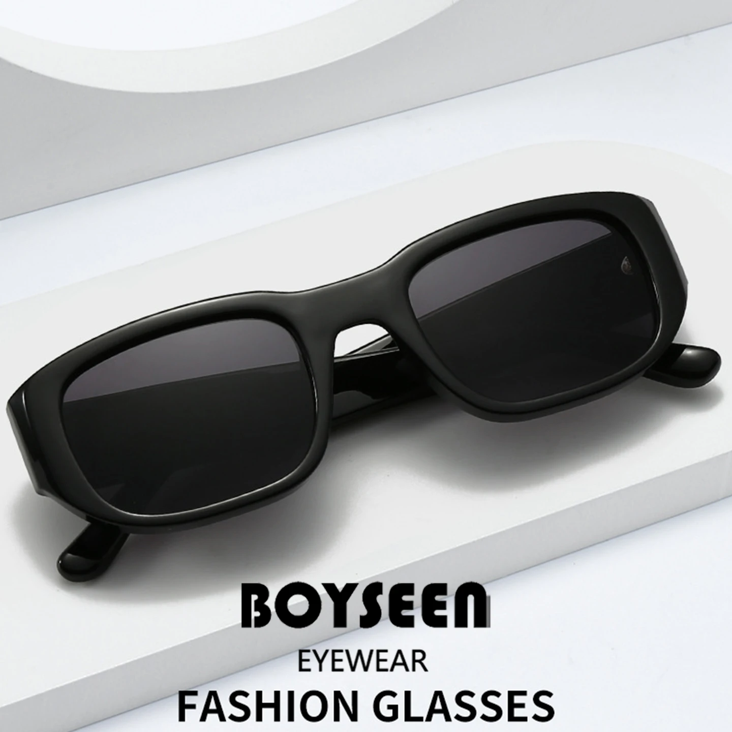 BOYSEEN Óculos de sol retangul - Men'S Fashion And Style avaliação e preço