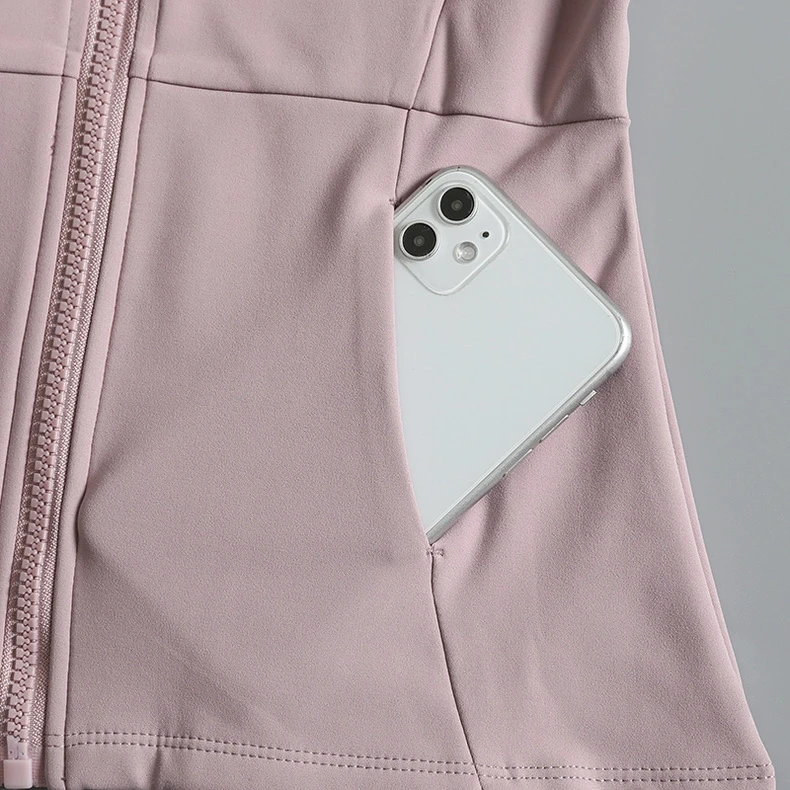 Neue Yoga-Anzüge für Damen, Eng Anliegendes Langarm-Oberteil, Lauf- und Fitness-Jacke, Schlankmachende Vielseitige Yoga-Jacke, Trainings-Sport-Oberteil – Detail 10
