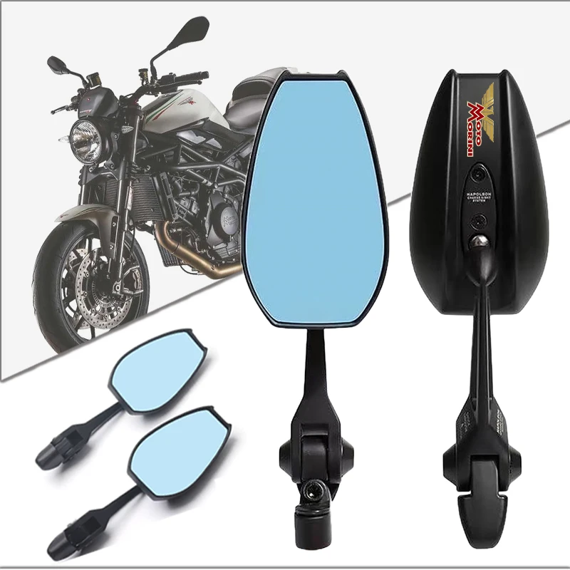 Adjustabale Motorcycle Side Rearview Mirrors CNC Rear View Mirror For Moto Morini SEIEMMEZZO SCR STR XCape 650 650X Corsaro
