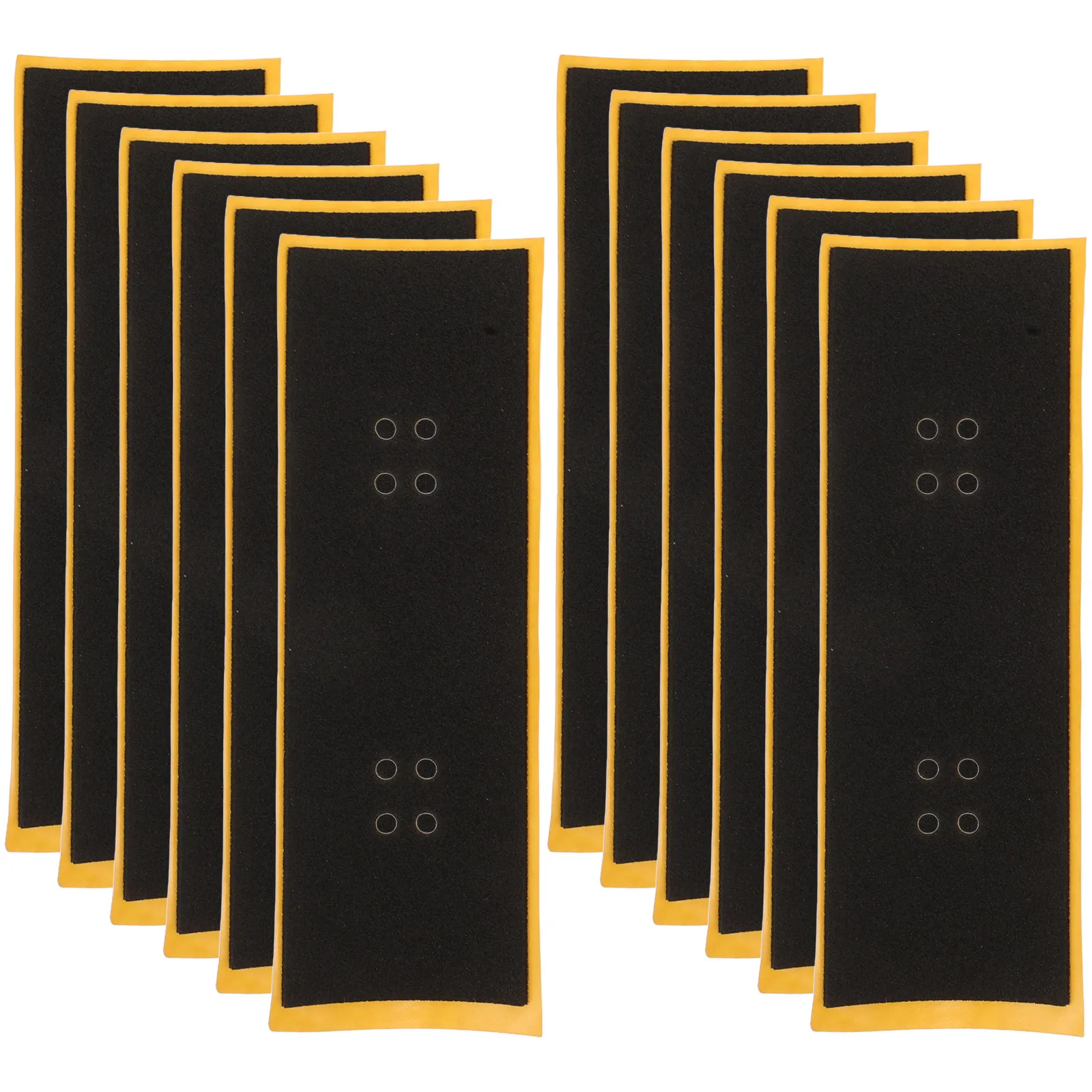 12Pcs Finger Skateboard Anti Strong Adhesive Mini Skateboard Grip Tape Replacement for Fingerboards Accessories