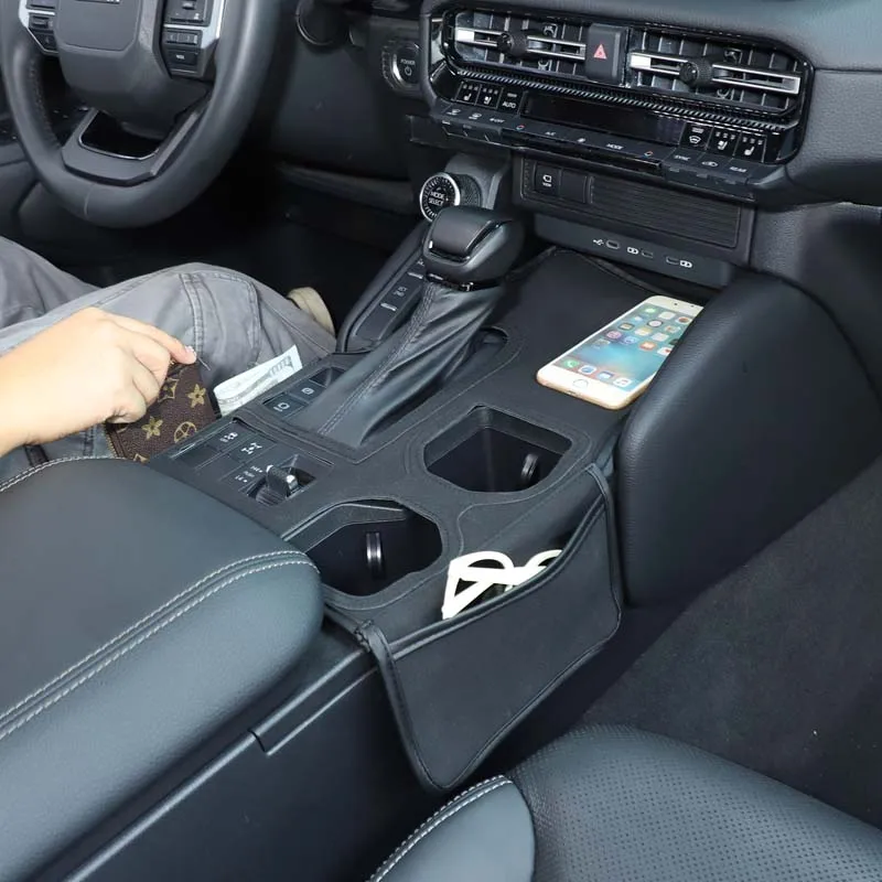 

For 2024 Toyota Prado/J250 central control cover, car central control gear protection cover, comes with storage pocket 1pcs