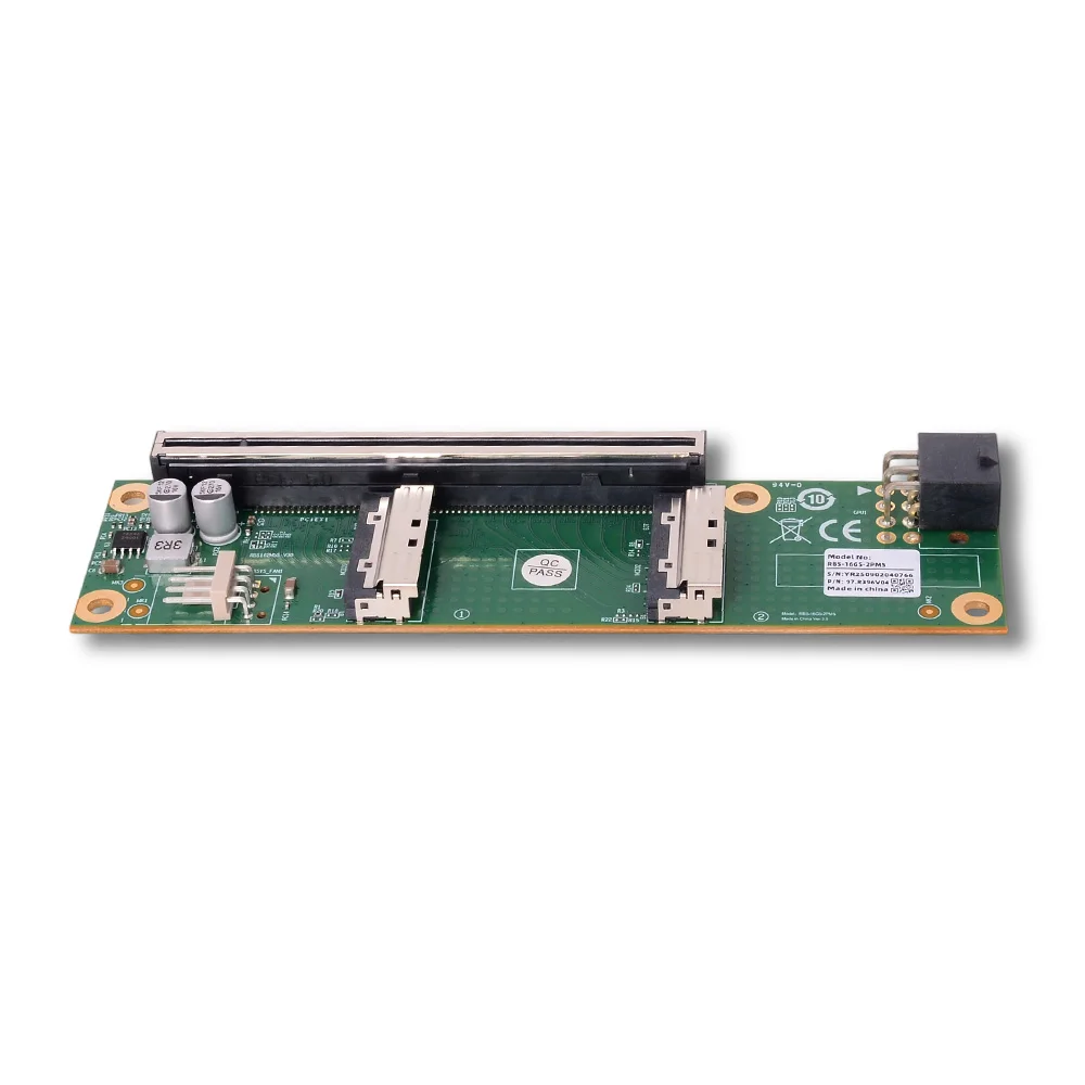 Pcie 5.0 X16 Adapter Card Mcio To Pci-e 5.0 Riser Backplane For Independent Graphics Gpu External Expansion Nic/x16/x Split8