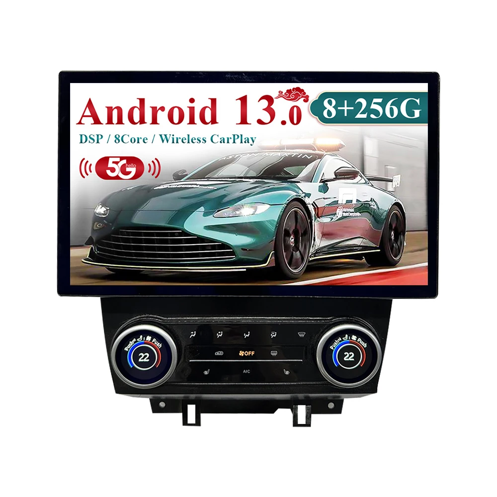 

13.3 Inch Android 14.0 CarPlay Car Radio Player GPS Navi For Ford Mustang 2009-2014 4G WIFI AutoRadio Stereo Multimedia HeadUnit