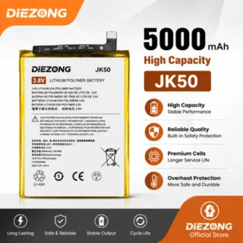 New Brand-New JK50 Battery for Motorola Moto G20 XT2128-1 64GB GSM G7 Power XT1955 XT1942-1 Z3 XT1941 G30 P30 Note Batteries