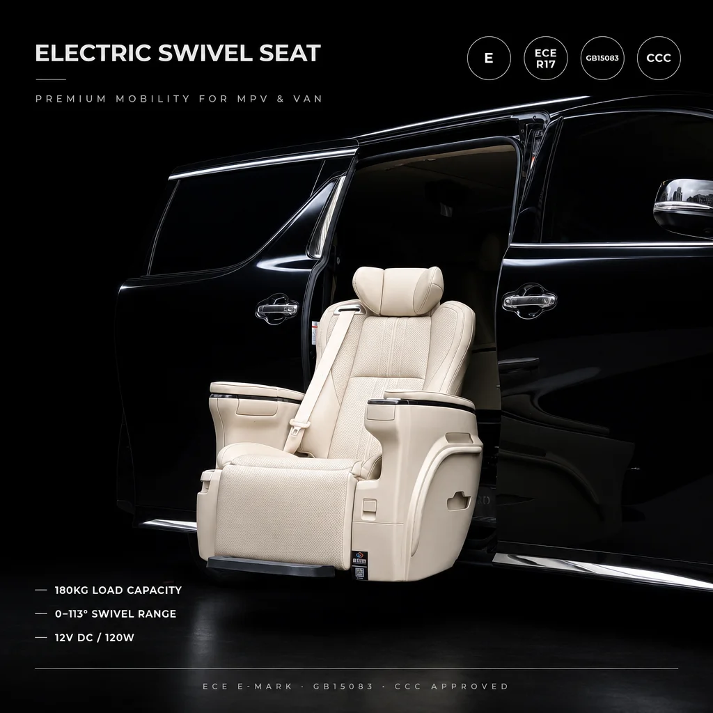 Modified Vehicles Luxury Adjustable Swivel Lifting Car Seat for the Disabled and Elderly