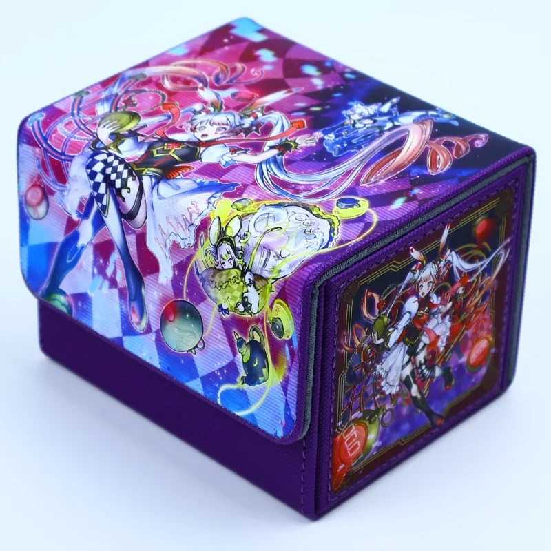 Yu-Gi-Oh! Porte-cartes MLICE IN UNDERWords ensuite MTP-07 Diy qualité en cuir Action Toy Figures Anime Game Collection Boîte de rangement