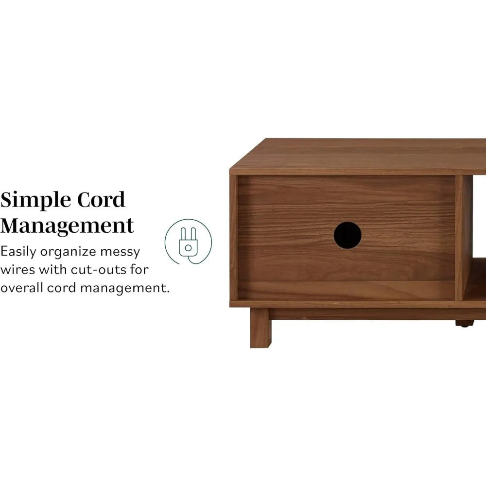 حامل تلفزيون لأجهزة التلفاز حتى غرفة النوم، حوامل تلفزيون مقاس 58 بوصة مع خزائن تخزين لأثاث غرفة المعيشة، وحوامل تلفزيون