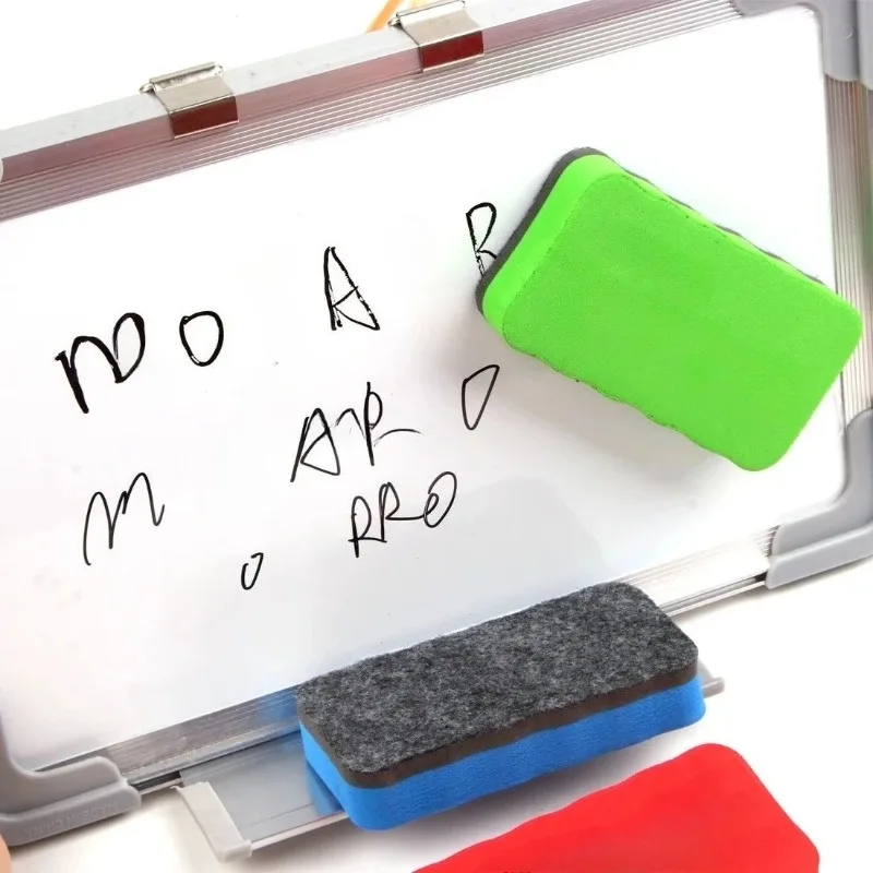 

1 шт. ластик для доски случайного цвета, прочный и долговечный, можно очищать и стирать, подходит для офиса и школы.