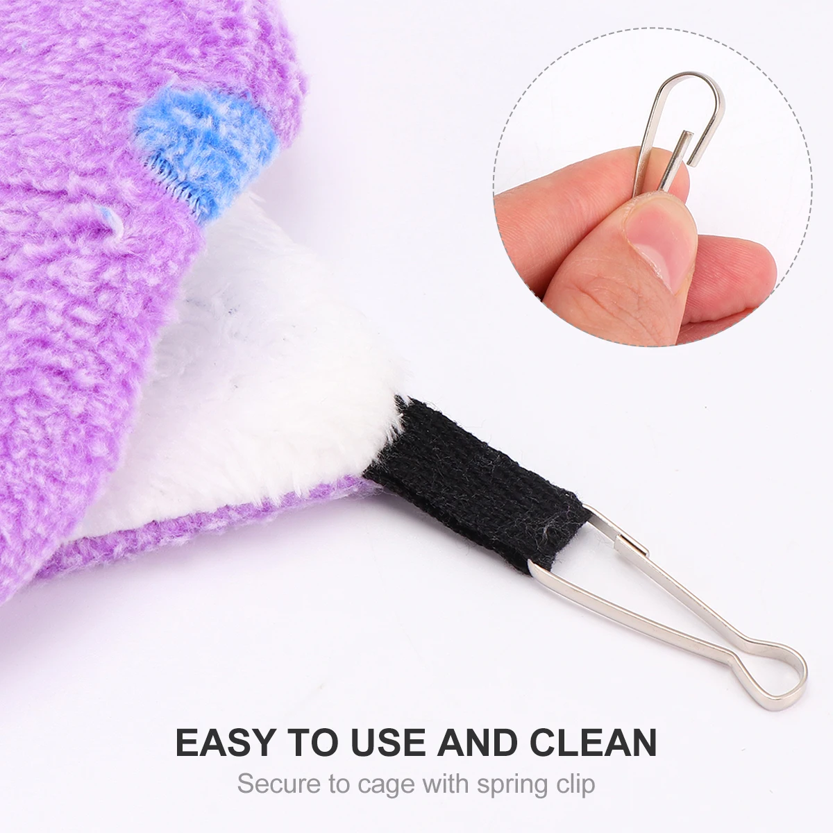 

Pet Hanging Bed Suspended Double Layers Pet Bed Pet Supplies for Animal (20x20 Star Printed Style, Purple)