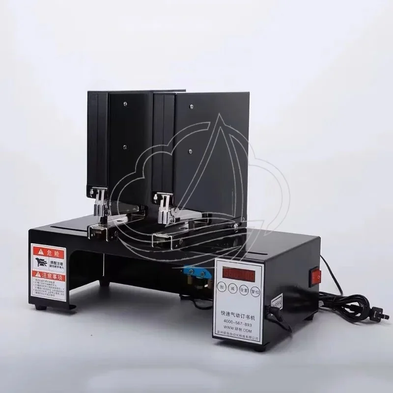 Double-head Automatic Electric & Pneumatic Stapler 180 Times Per Minute High Speed Binding Device