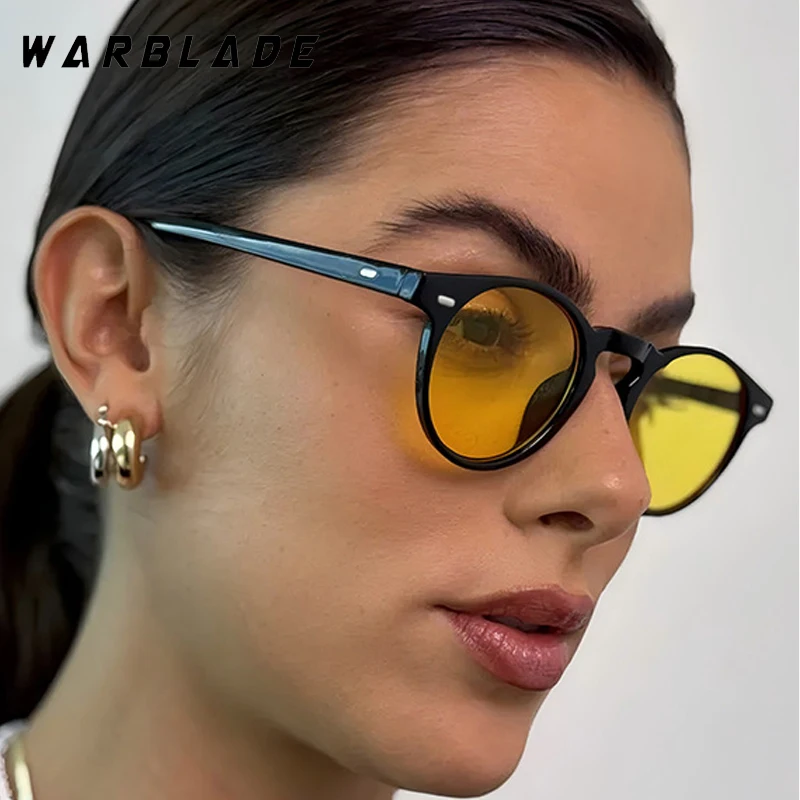 

Classic Luxury Sunglasses Women Vintage Rice Nail Round Frame Sunglass Men Summer Traveling Outdoor Fishing Eyewear UV400 Очки