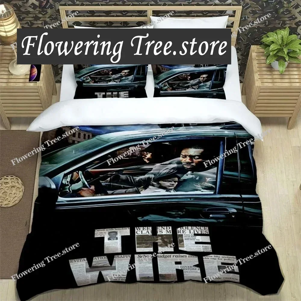 

Crime TV Series The Wire Sheets Quilt Covers Bedding Dormitory Sheets Bedding Set Three-piece Soft Warm Bedding Set