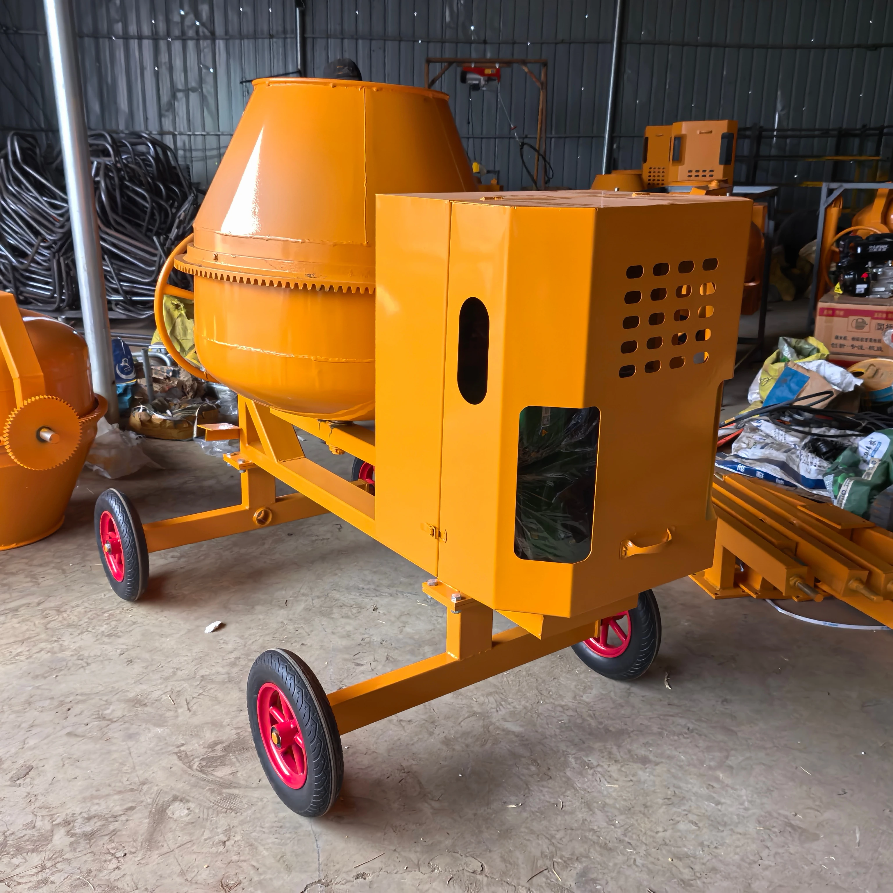 

Automatic Feeding Small Concrete Mixer 350l 1 Bag Cement Portable Electric Gasoline Diesel Engine Cement Concrete Mixer