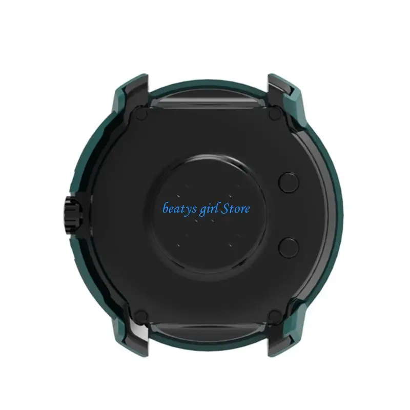 C7AB Antiscratch Housing Full Coverage Shockproof Screen Protector for RACE 2 Wearable Device Tempered Glass Smartwatch Shell