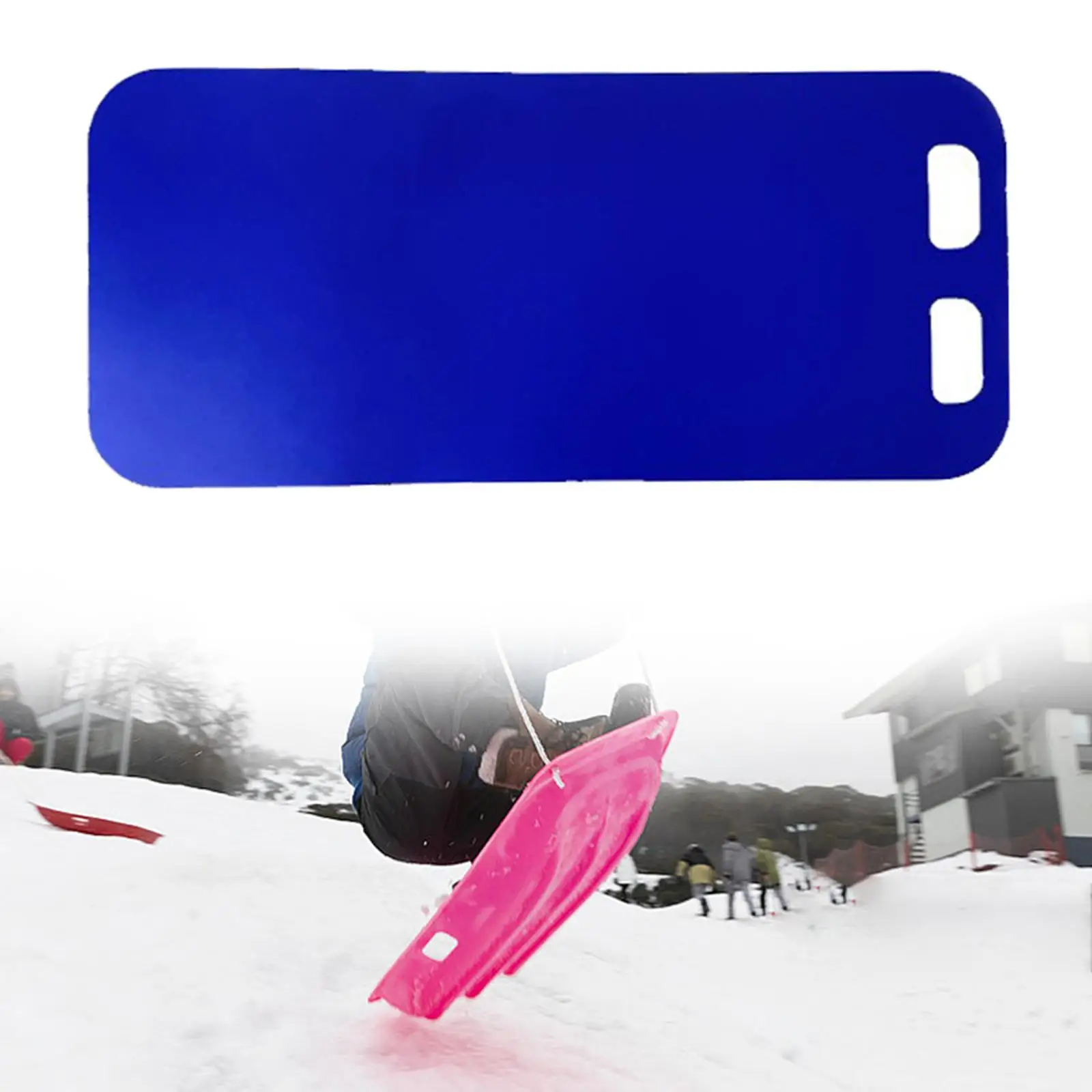 Snow Sled Flying Carpet Winter Toy Portable Rolling Snow Sledding Equipment Sledge Sand Sled Snow Board Mat Skiing Pad Snowboard