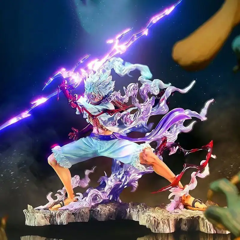 One Piece Wink GK Lightning Grip Fifth Stage Nika Luffy Premium Collectible Figure 12cm Model Birthday Gift view 2
