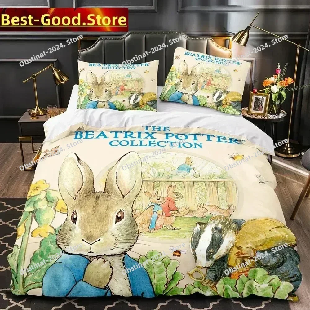 Peter The Rabbit World Australia Bedding Set Duvet Cover Full Queen King Size Pillowcase Bed Printed Bed Set Aldult Kid Bedroom