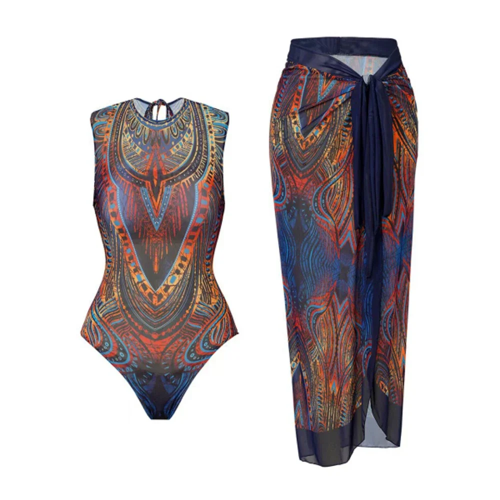 2026 2025 UPF50 Sheer Rash Guard One-Piece Set Swimsuit Women Sexy Vest Swimwear Sun Protection Bodysuit Beachwear