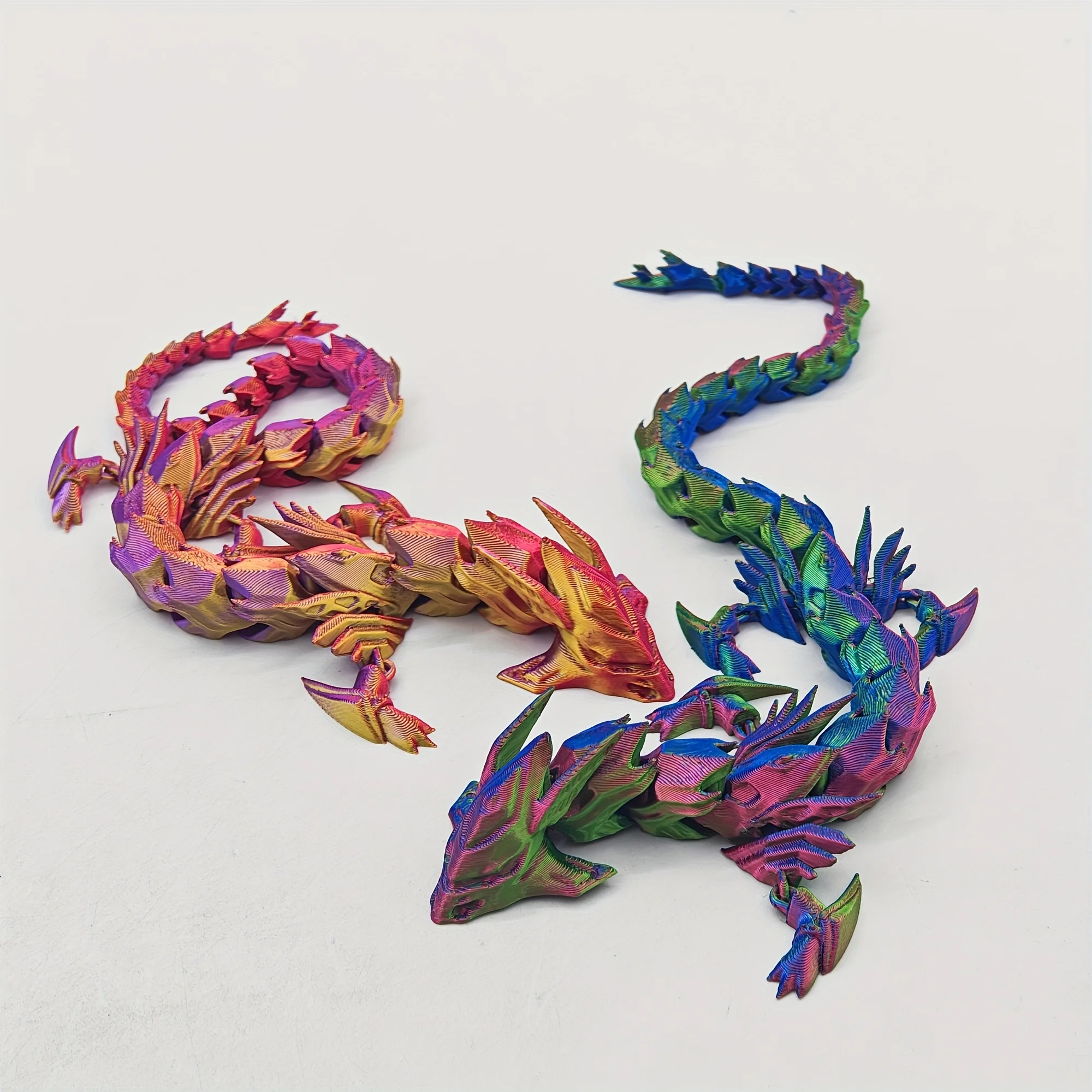 

3D printed joint movable articulated mechanical dragon home decoration art statue dragon and handicraft novel figurine model