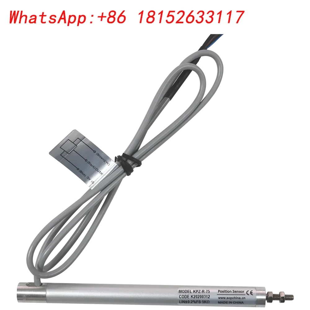 BC miniatura KPZ 50mm potenciómetro lineal 5k ohm sensor lineal para maquinaria cerámica MM