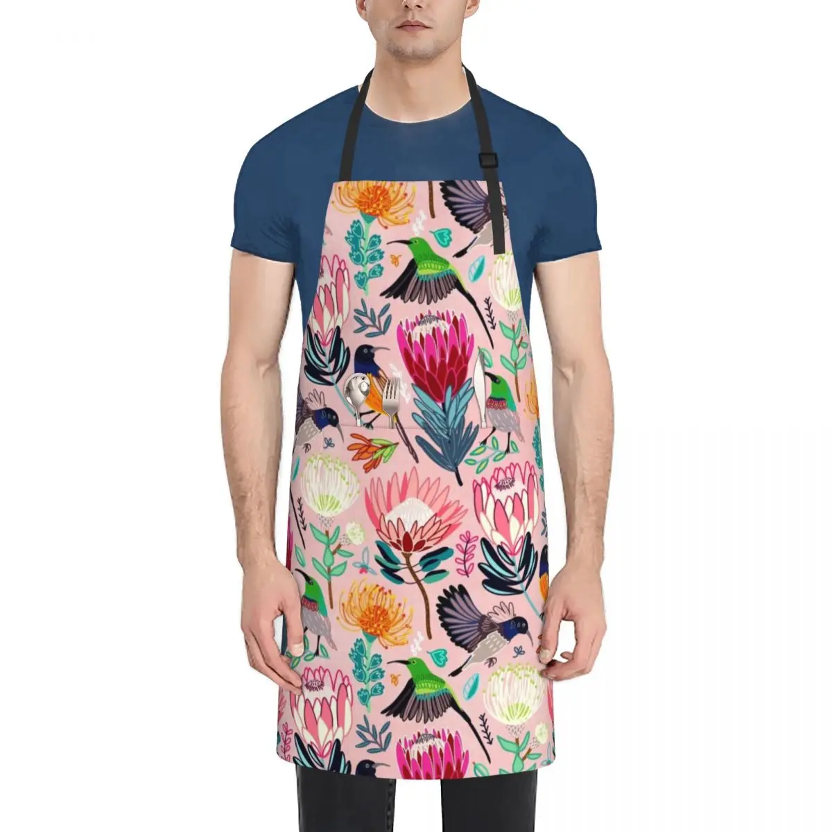 

Sunbirds & Proteas Apron Kitchen Items Home And Kitchen Home Utensils Christmas gift Apron